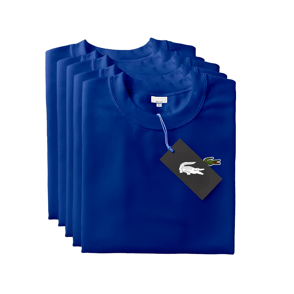 [BUY 1 GET 5] Premium T-Shirt Kit – Lacoste Essential (5-Pack)