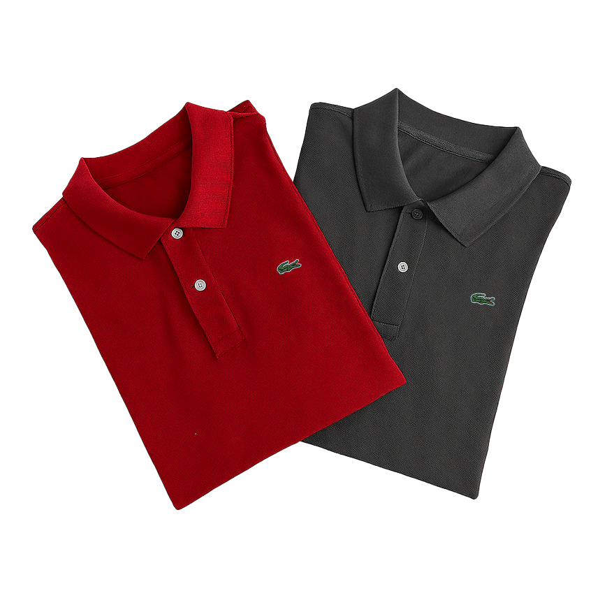 [TAKE 2, PAY FOR 1] 2-PIECE SET PREMIERE POLO SHIRTS LACOSTE