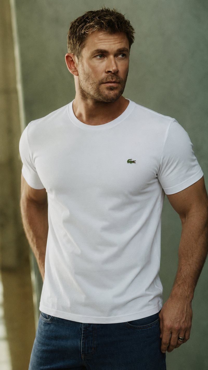 "Customer in the Premium Lacoste Shirt"